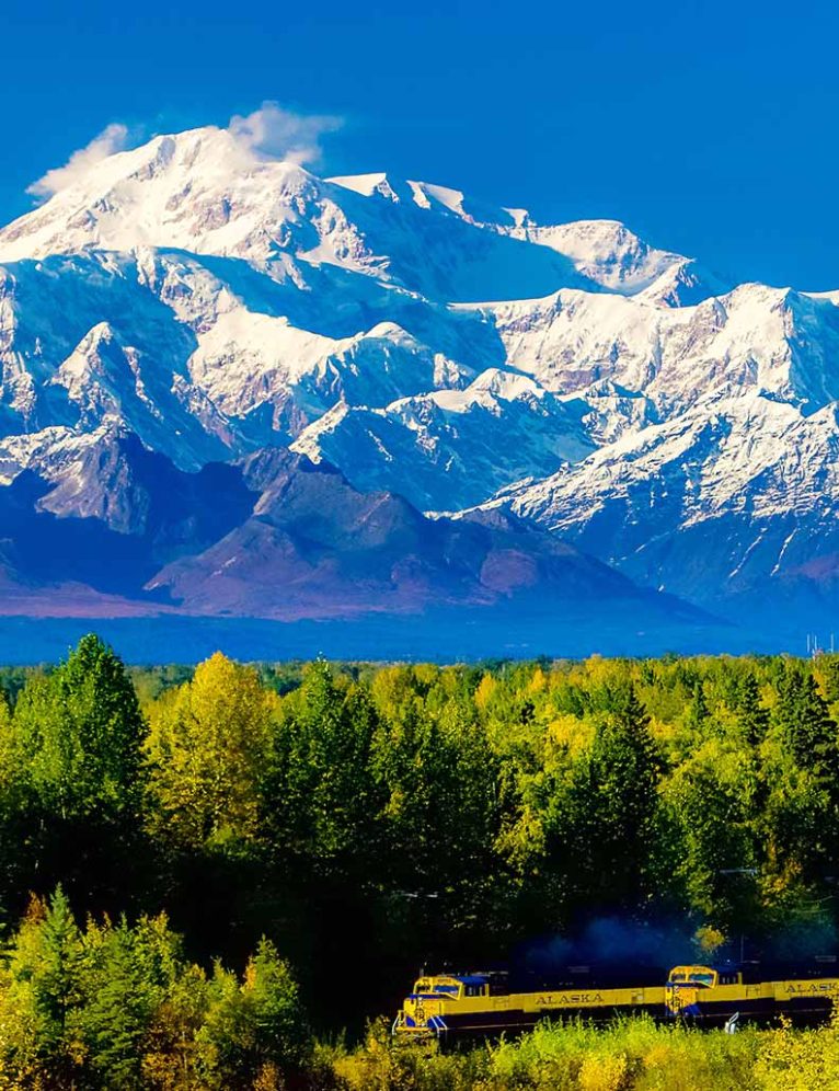 Denali Star train route - Anchorage to Denali National Park