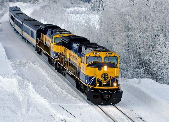 alaska winter train